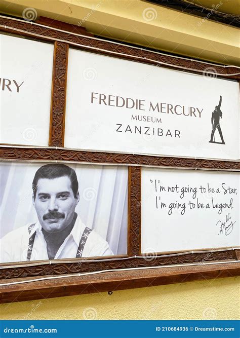 Zanzibar Tanzania December 30 2020 Freddie Mercury Museum In Stone