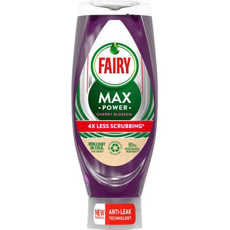 Fairy Max Power Cherry Blossom Washing Up Liquid 640ml | Wilko