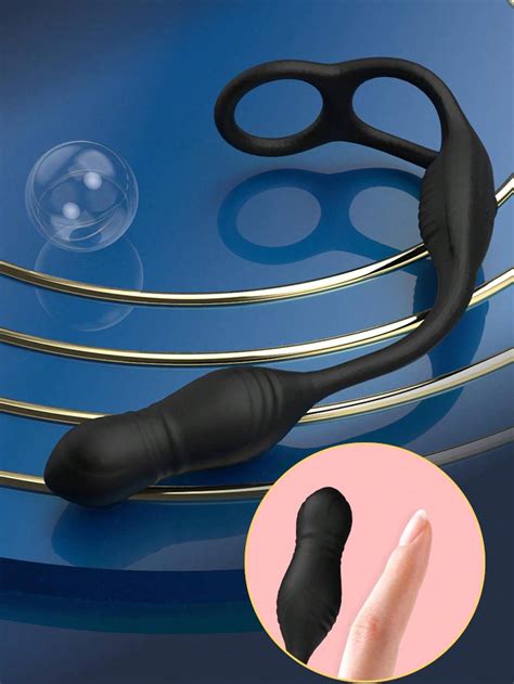 Telescopic Vibrating Prostate Massager Remote Control Vibrador Anal Sex Toy Butt Plug Thrusting