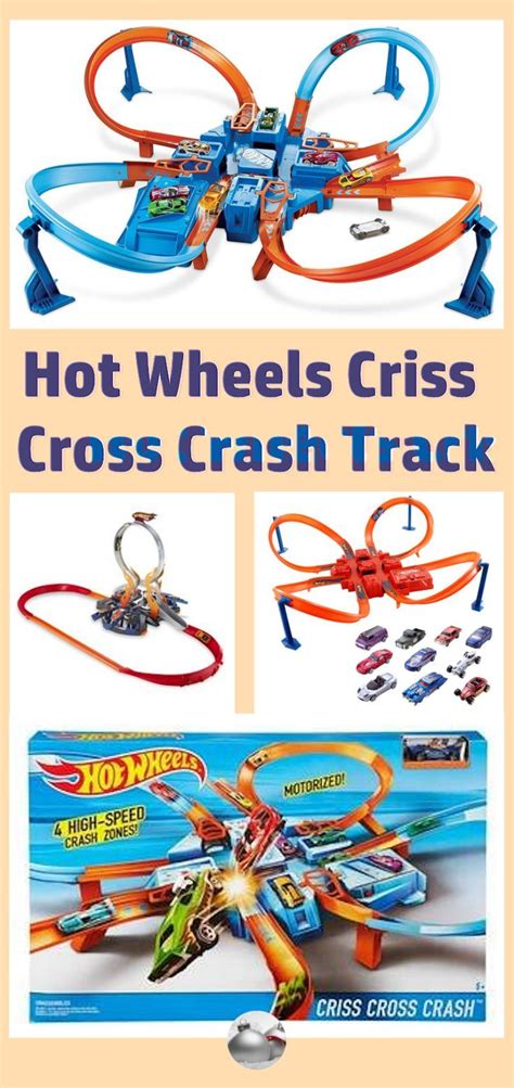 The Instructions For How To Make A Hot Wheels Cross Crash Track With Legos And Other Toys
