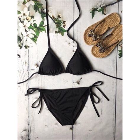 BiKiNi mảnh tam giác basic dây dài tự do tạo kiểu full màu Bộ Sưu Tập Bikini BigBuy