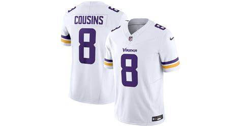 Nike Kirk Cousins White Minnesota Vikings Vapor F.u.s.e. Limited Jersey ...