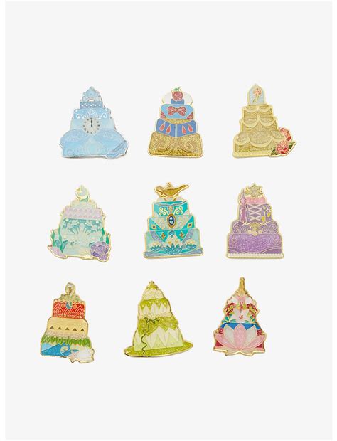 Loungefly Disney Princess Cakes Blind Box Enamel Pin Hot Topic Disney Princess Cake Disney