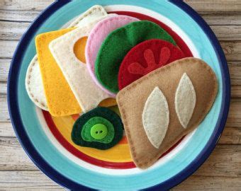 Felt Sandwich Play Food Sandwich Felt Food Sandwich Set Pretend Play