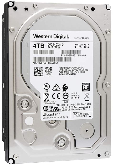 Amazon.in: Buy HGST WD Ultrastar HUS726T4TALE6L4 4TB 7200 RPM 512e SATA ...