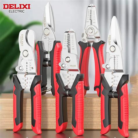 Многофункциональные плоскогубцы для электрика DELIXI ELECTRIC | AliExpress