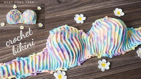 Engsub Crochet Bikini Tutorial Beauty Bikini Nhathongyarn Youtube
