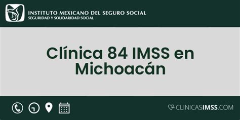 Clínica 84 IMSS en Michoacán UMF Tacícuaro