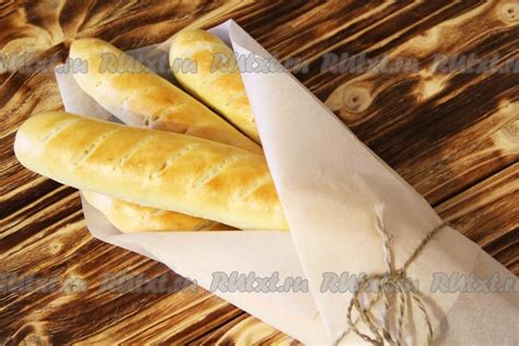 Французский багет на молоке: 11 фото в рецепте