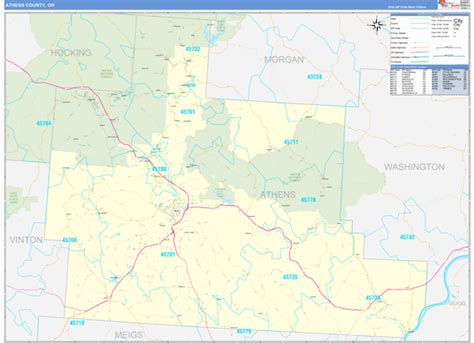 Maps Of Athens County Ohio