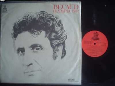 Gilbert Becaud Olympia Uruguay Lp Rare Odeon Nm