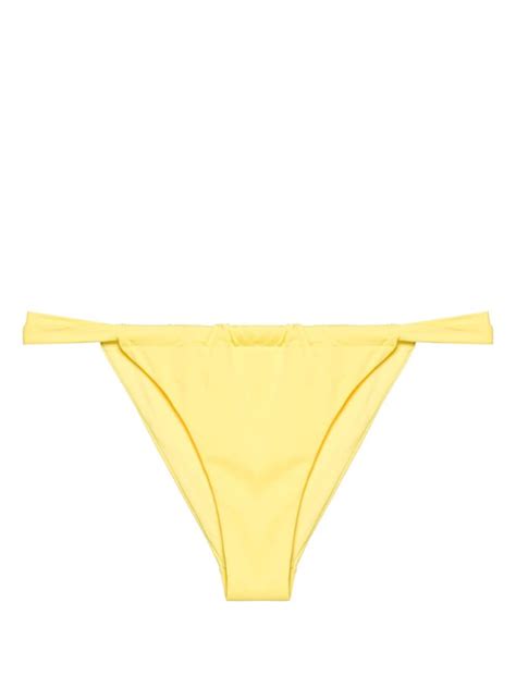 MC SAINT BARTH Noelle Bikini Bottoms Yellow Editorialist