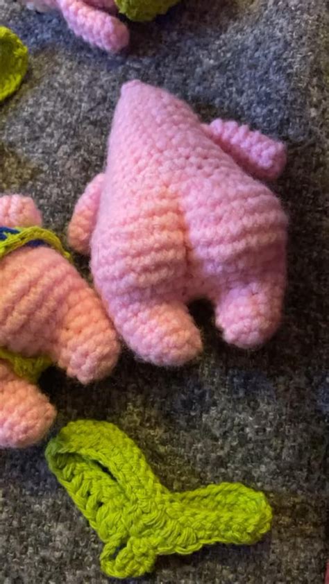 Crochet Saggy Boob Frog With Big Booty Made To Order Amigurumi Plushie