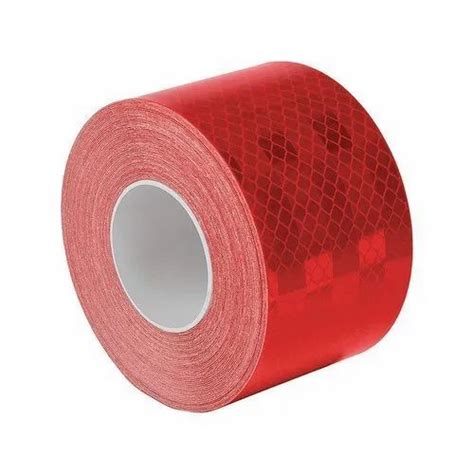 Pc Red Retro Reflective Tape For Vehicle Safety At Roll In New Delhi