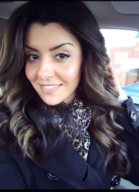 Brown Hair With Blonde Peekaboo Highlights