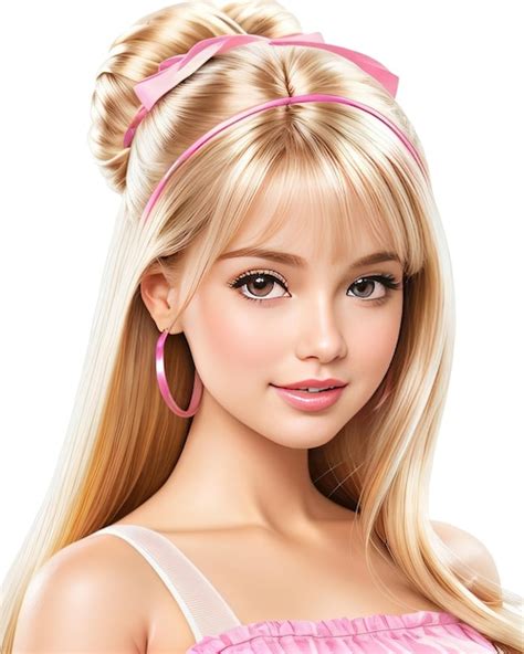 Premium Ai Image Barbie Beautiful Girl With Blonde Hair