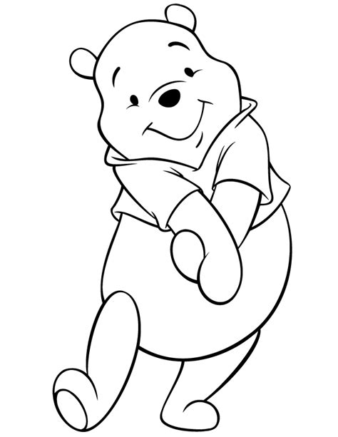 Pooh Bear Drawing - Coloring Home