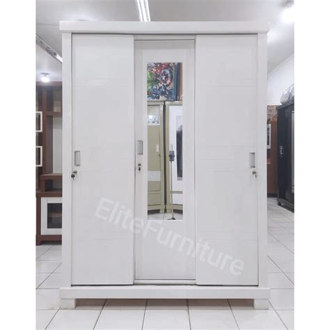 Jual Lemari Baju 3pintu Sliding Lemari Baju Gamis 3pintu Lemari