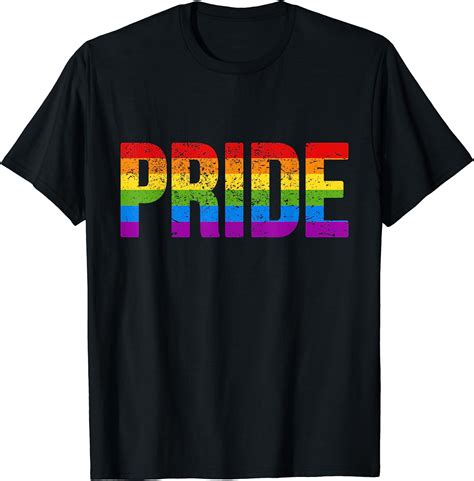 Distressed Gay Pride Stuff Csd Rainbow Flag Lgbtq Pride T Shirt