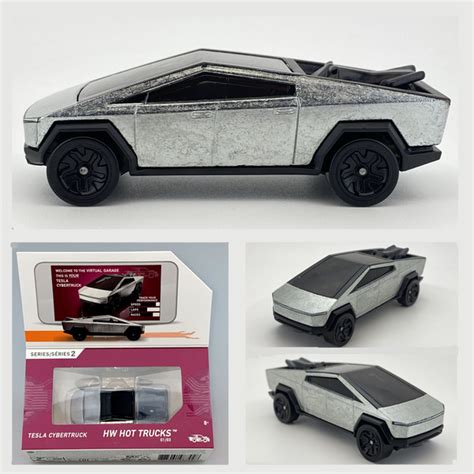 Машинка Mattel Hot Wheel Чип ID TESLA CYBERTRUCK Cyberpunk купить на OZON по низкой цене