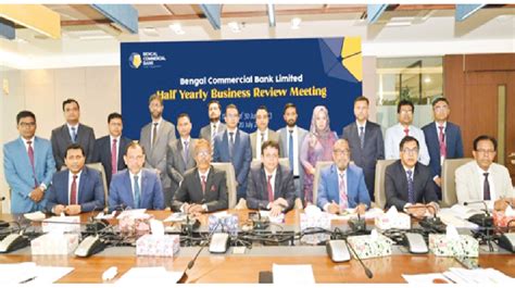 Bengal Commercial Bank Holds Business Review Meeting Bangladesh Post