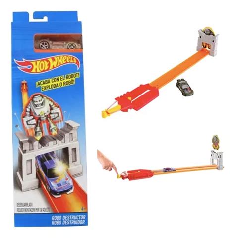 Hot Wheels Auto Con Lanzador Ver Modelos