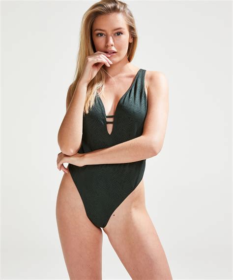 New Trend Sexy Attraction Special Wave Fabric Halter One Piece Bikini Women Swimsuit