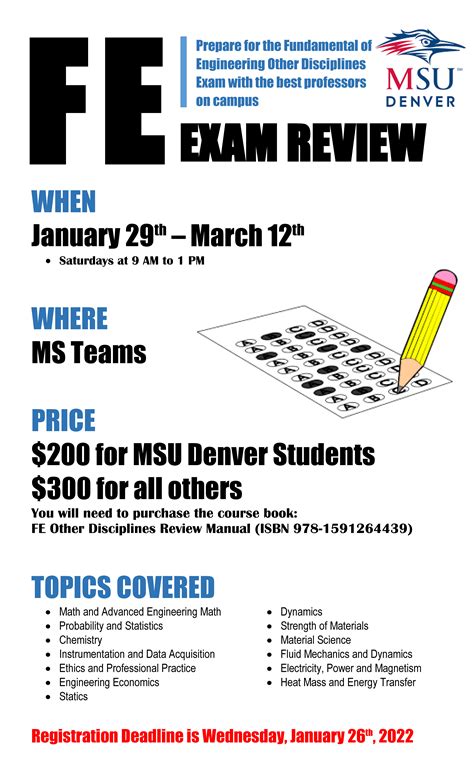 Fe Exam Msu Denver