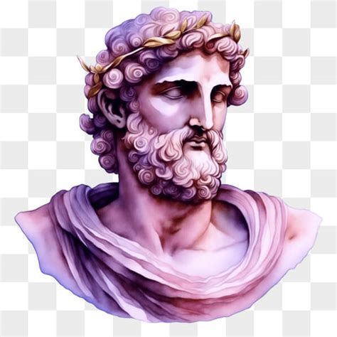 Download Bust Of Ancient Greek God Symbol Of Divinity Png Online