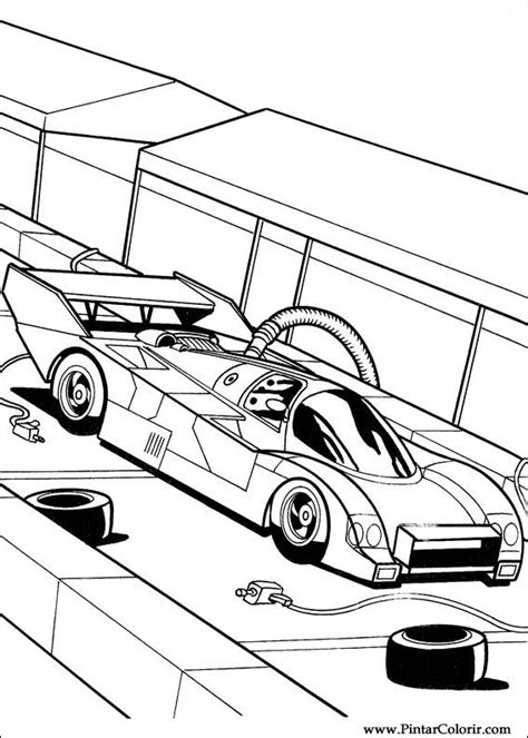 Desenhos Para Pintar E Colorir Hot Wheels Imprimir Desenho