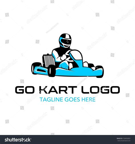 kart logo illustration stock vector royalty