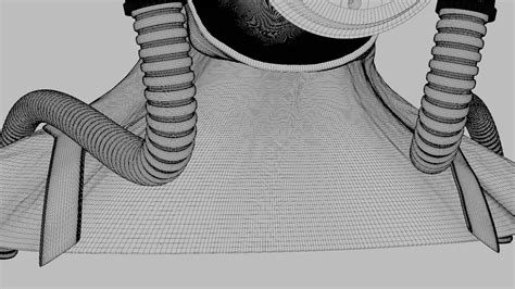 Free 3d Old Gas Mask Model With Base Mesh High Poly Turbosquid 2215194