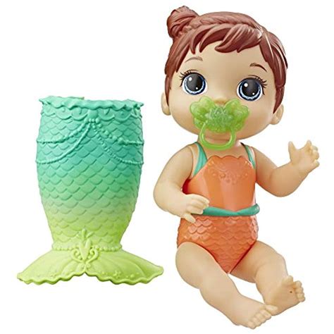 Baby Alive Lil Splashes Brunette Mermaid Doll Walmart Walmart