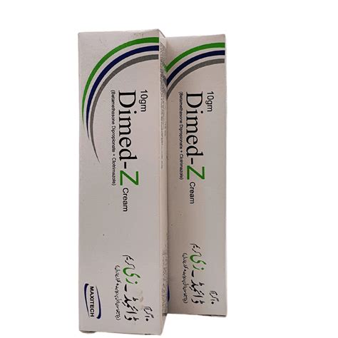 Maxitech Dimed Z Cream 10g Betamethasone And Clotrimazole Anti Inf
