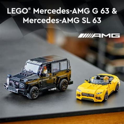 Lego Speed Champions Mercedes Amg G 63 And Mercedes Amg Sl 63 F1 Toy Car