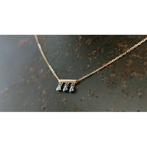 Collier La Brune La Blonde Pampilles Diamants