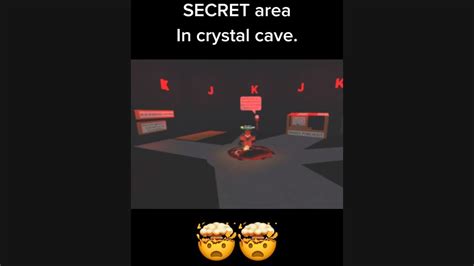 Secret Area In Crystal Cave Roblox Kaiju Paradise Youtube