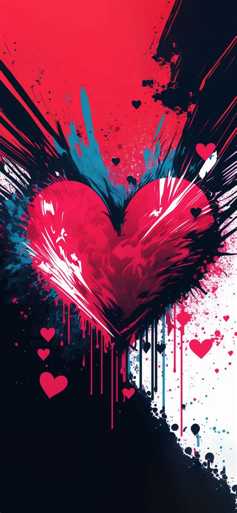 Expressive Love Heart Art Wallpapers Wallpapers Clan