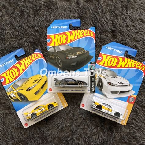 Putih Hitam Hot Wheels Lb Super Silhouette Nissan Silvia S Lbwk Black Lbwk Yellow Lbwk