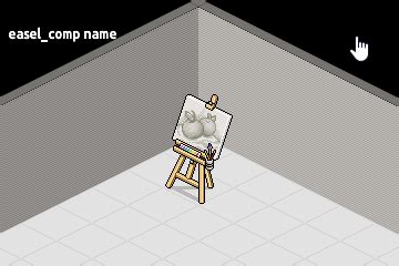 Puhekupla New Easels CyberKongz Furni Found Habbo