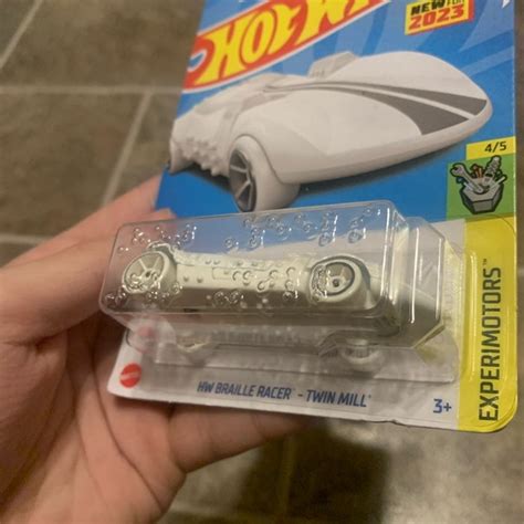 Mattel Toys Hot Wheels Hw Braille Racer Twin Mill White Experimotors Poshmark