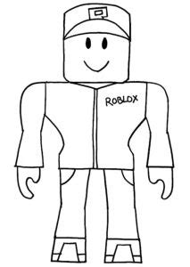 Roblox robot coloring page - Coloring pages 🎨