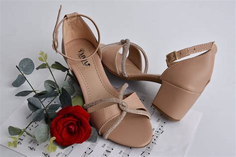 Sandália Cammino Nude Brilho Emma