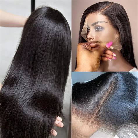 Frontal Glueless Full Hd Lace Wig Cuticle Aligned Virgin Raw Indian