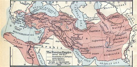 Ancient Greece Map Persian Empire Map