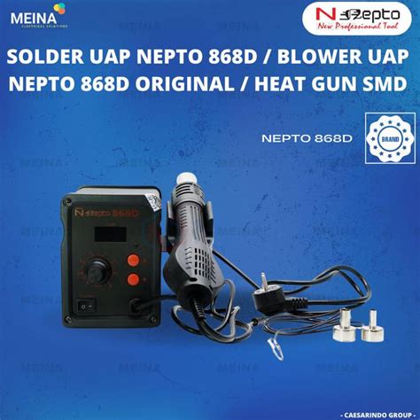 Jual Nepto D Solder Uap Blower Uap Heat Gun Smd Soldering Kit Hot Gun Shopee Indonesia