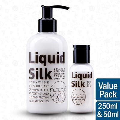 Liquid Silk Lubricant Ml Ml Luxury Sex Lube Water Based Multi Pack Ebay