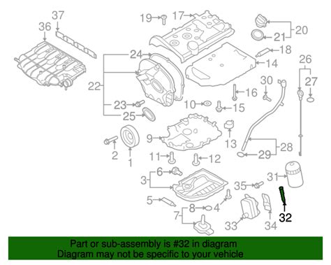 06J-115-679-E - Engine Oil Filter Adapter Stud - 2009-2018 Volkswagen ...