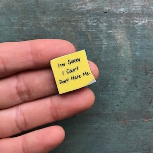 I M Sorry I Can T Don T Hate Me Sex And The City Post It Note Berger Breakup And Just Like That