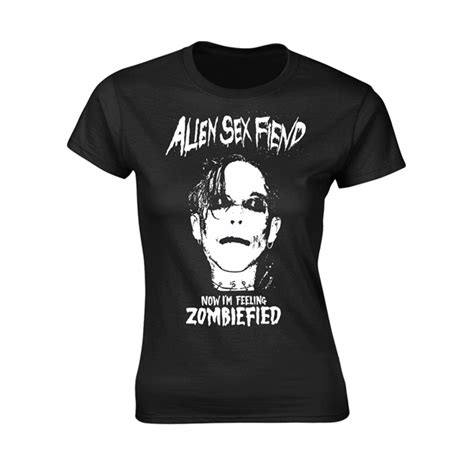 Alien Sex Fiend Girl Tshirt Zombified Steamretro